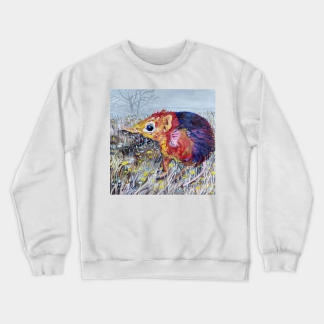 Proboscis Dog Crewneck Sweatshirt by mariasibireva